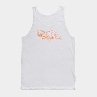 dino_020-orange Tank Top